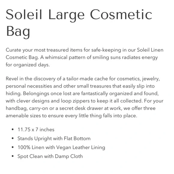 Danica Studio Soleil Large Cosmetic Bag - Picture 12 of 12